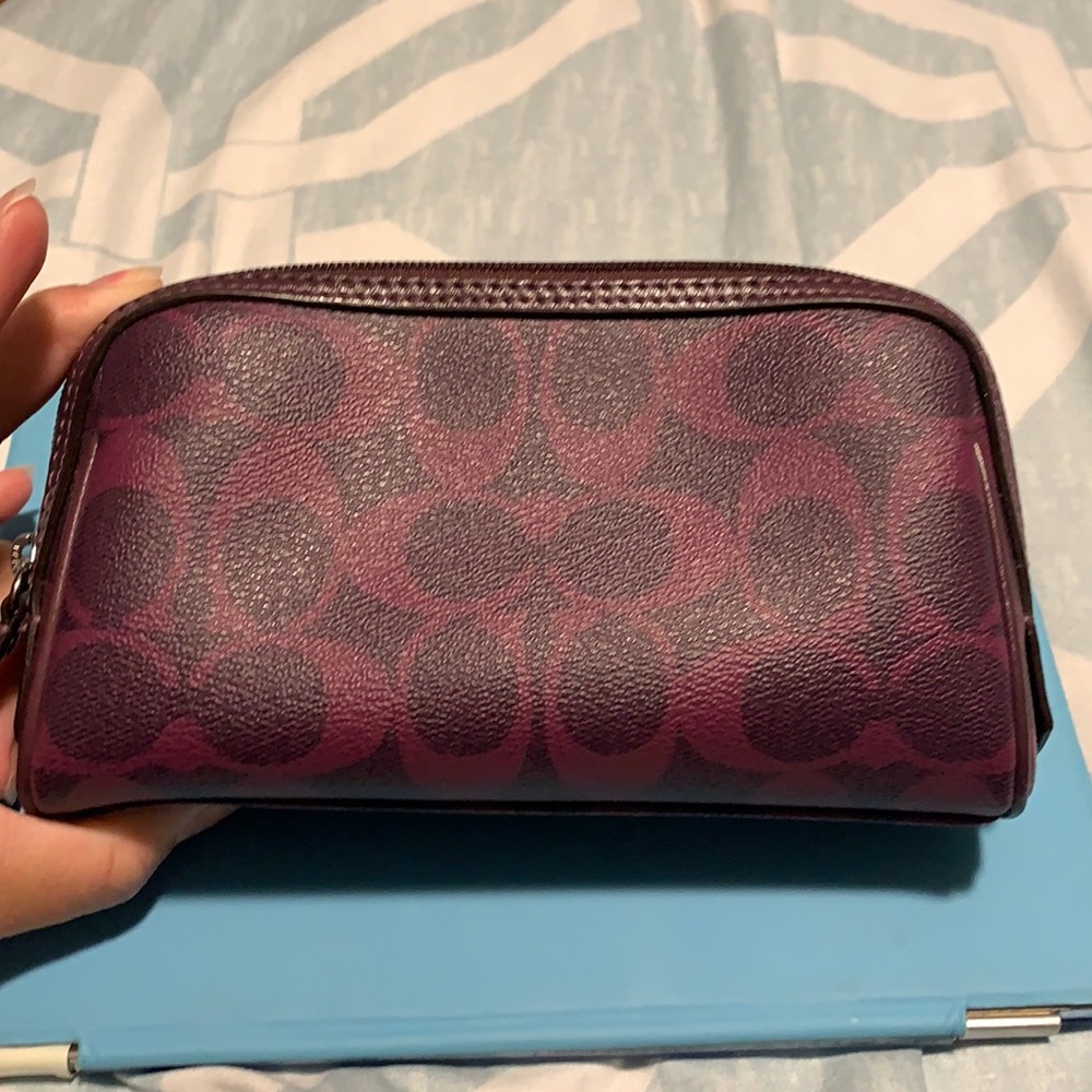 Coach makeup bag